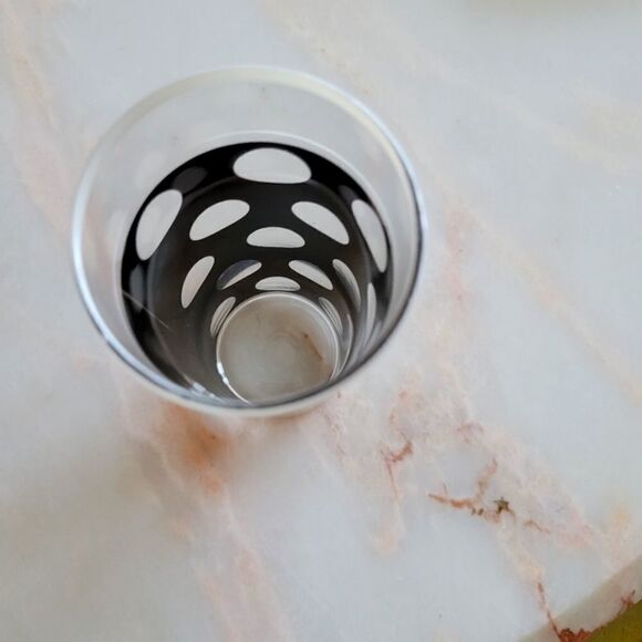 Set of Six Vintage Polka Dot Glasses. - Picture 6 of 6